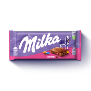 Chocolate Bar With Coloured Chocolate Pieces 100g