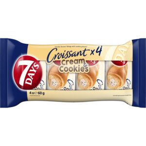 Croissant Vanilla Cream And Cookies Multipack 4x60g