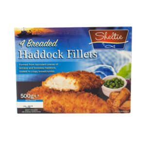 Breaded Haddock Fillets 500g