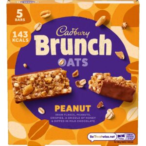 Brunch Oat Bar Peanut 5x28g