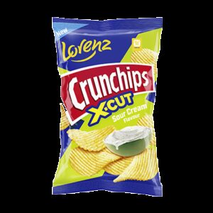 Crunchips X-cut Sourcream 130g