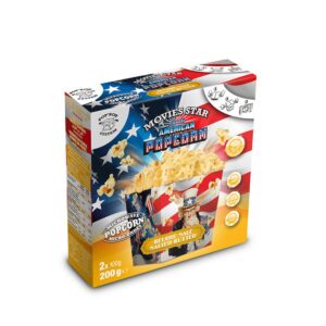 Microwave Butter Popcorn 2-pack 100g