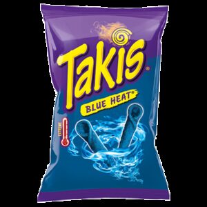 Rolled Tortilla Chips Blue Heat Flavour 100g
